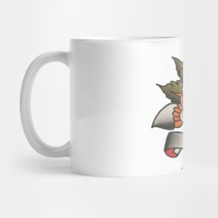 Rose with Shaking Hands Tattoo Design Mug